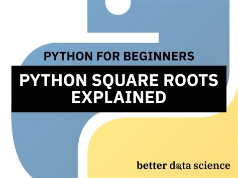 Toradh íomhá ar How to Make Square Root in Python