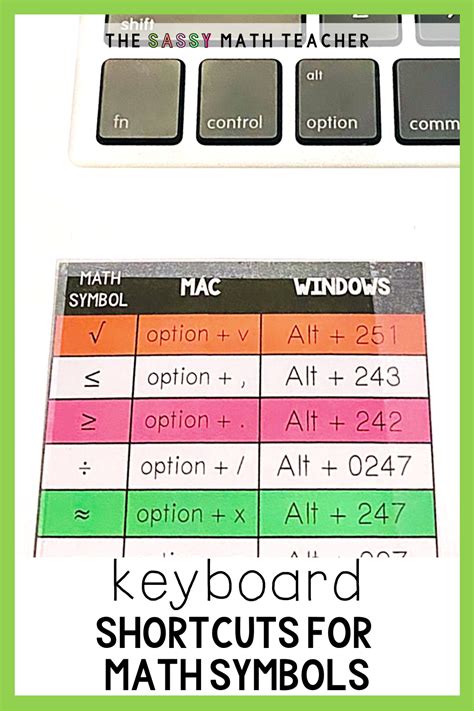 Image result for Math Symbols Keyboard