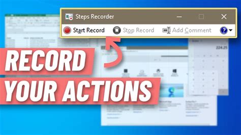 Image result for How to Record Steps On Computer