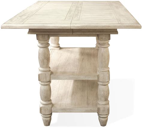 Image result for White Counter Height Rectangular Table