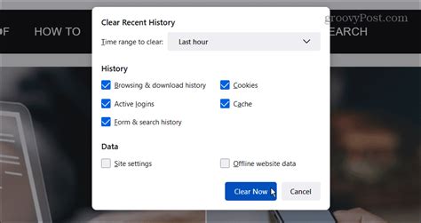 Toradh íomhá ar Best Method to Delete Browsing History