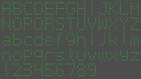 Image result for 3X5 LED Matrix Alphabet