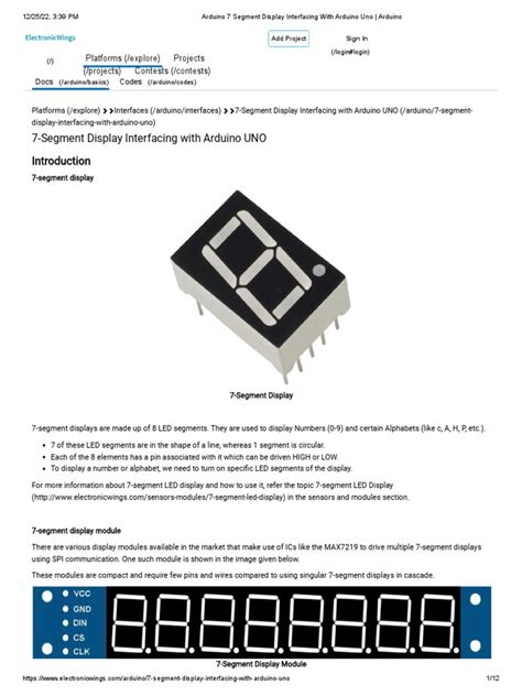 Arduino 7-Segment Display Schematic に対する画像結果