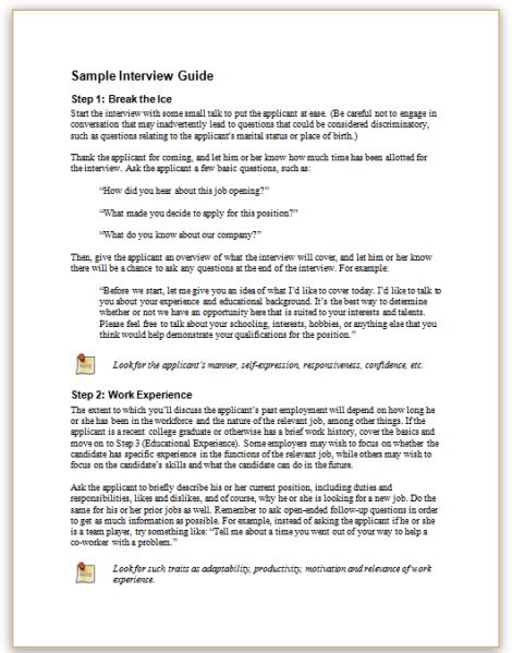 Image result for Interview Guide in Research Sample