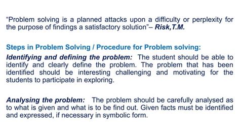 Afbeeldingsresultaten voor Problem Solving Method PPT