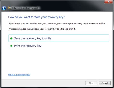 Image result for BitLocker Recovery Key Windows 7