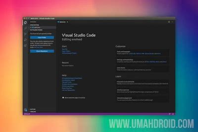 Image result for Tampilan Visual Studio Code Di Linux Mint