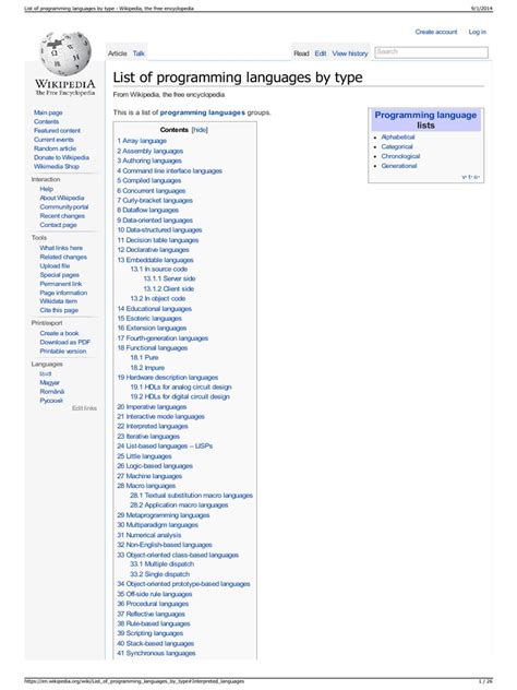 Image result for Complete List of Programming Languages