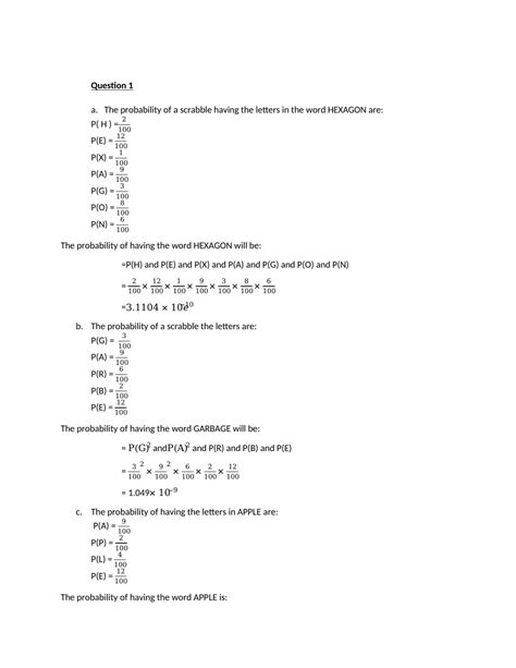 Image result for Probability Equation Questions