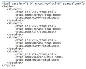 Image result for XML Data Set