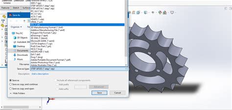 SolidWorks Imported File に対する画像結果