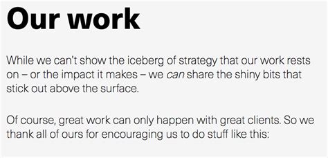 Image result for Examples of a Copywriters Work