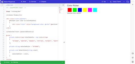 Syncfusion Blazor Tutorial に対する画像結果