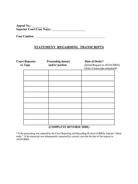 Image result for Court Reporter Transcript Receipt Template