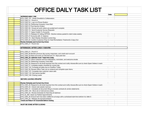Task List for Work に対する画像結果