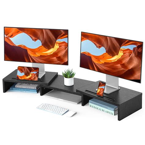 Image result for Computer Monitor Shelf for Desk