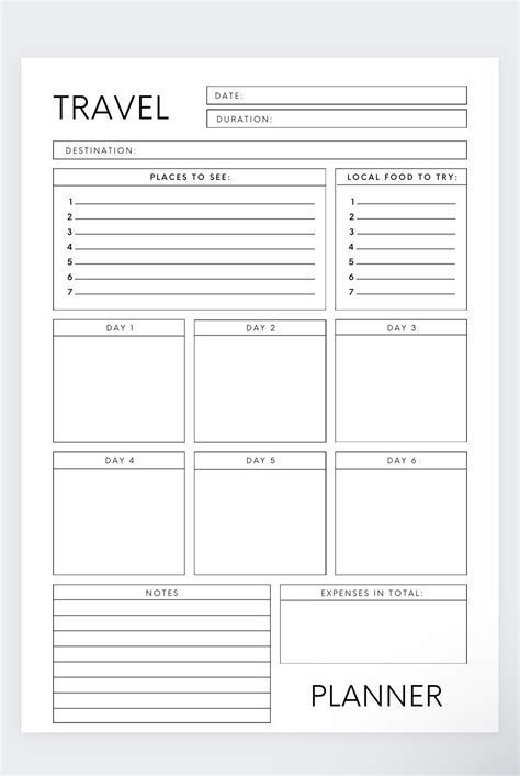 Image result for Travel Plan Homework Design