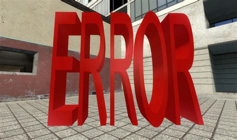 Image result for Gmod Error
