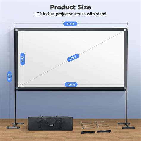Projector Screen Sizes Chart に対する画像結果