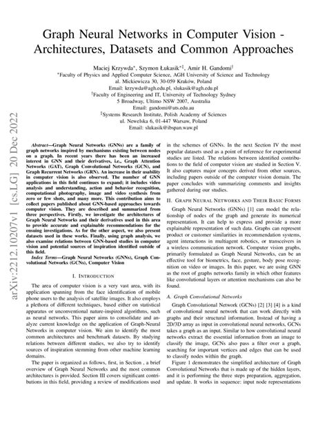 Image result for Image of Graph Neural Network in Computer Viosn