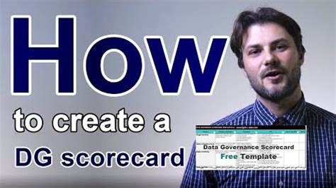 Toradh íomhá ar Data Governance Scorecard Template