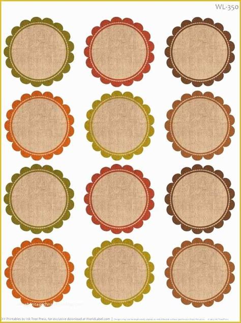 Toradh íomhá ar Round Sticker Labels Printable