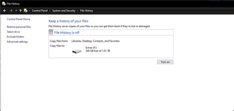 Image result for File History Windows 7