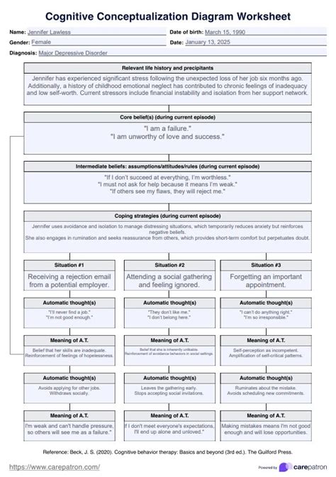 Image result for Case Conceptualization Diagram Example