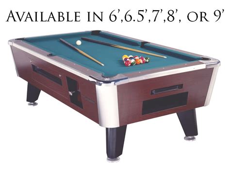 Image result for Coin Pool Table Whole Side View