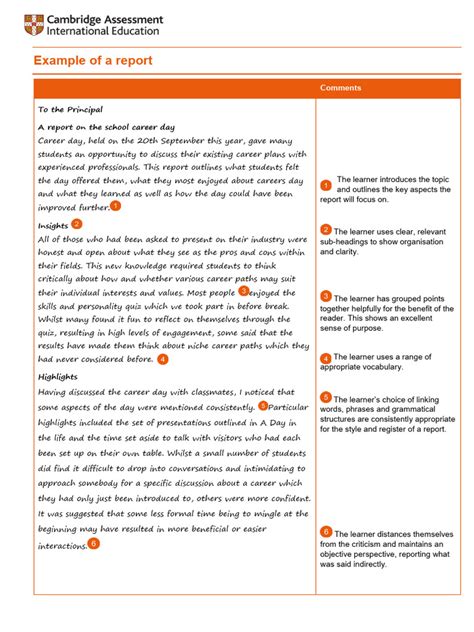 Image result for How to Write a Report Example