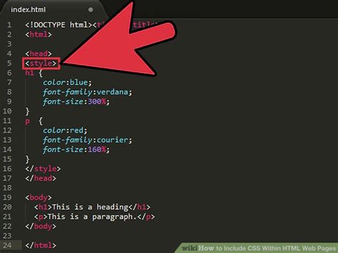 How to Combine a CSS File to HTML に対する画像結果