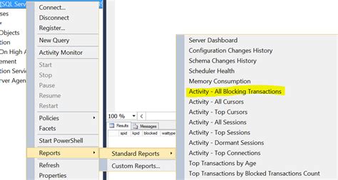 SQL Job Blocking Chart に対する画像結果