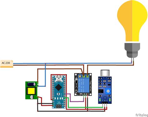 Toradh íomhá ar Clap Switch Circuit Diagram Using Arduino