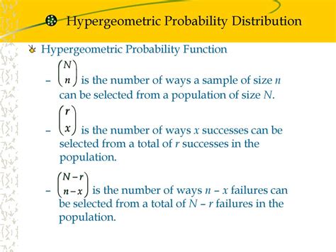 Hypergeometric Distribution Example に対する画像結果