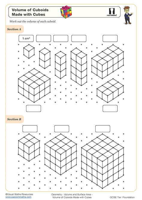 Image result for Math Worksheets 6th Grade Finding Volume