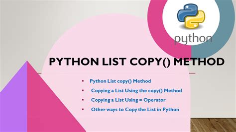 Image result for Python Copy Method