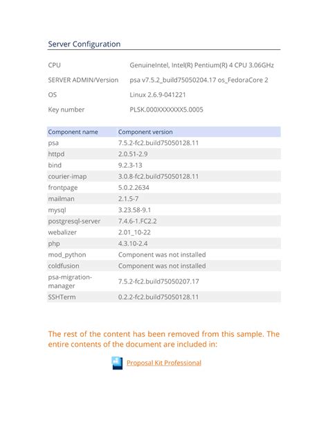 Toradh íomhá ar Server Configuration Diagram Sample
