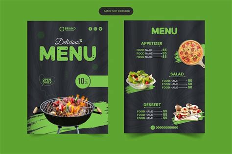 Image result for Menu Card Website Design