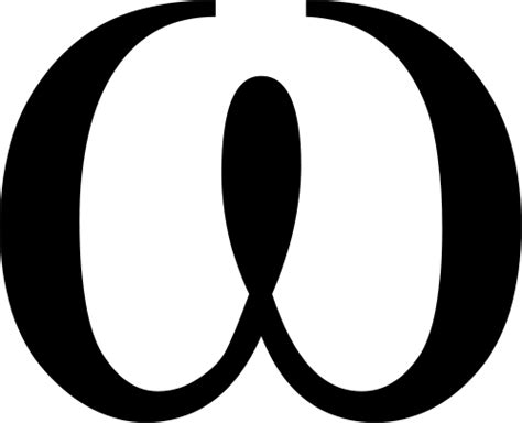 Toradh íomhá ar Omega Symbol Math