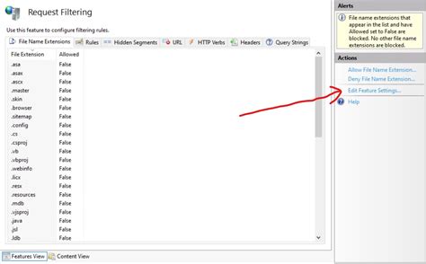 IIS Request Filtering に対する画像結果