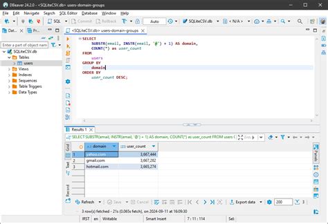 Toradh íomhá ar Add Domain to SQL
