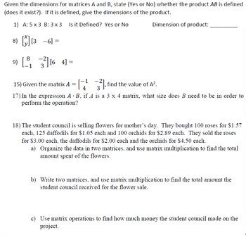 Image result for Matrix Practice Problems