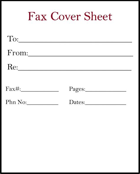 Image result for Create a Fax Cover Sheet