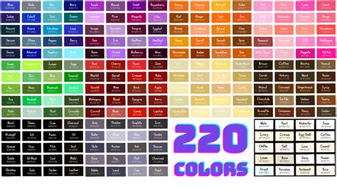 Image result for Hex Color Chart
