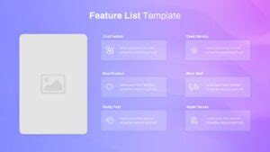 Image result for Feature List Slide