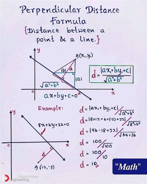 Image result for Perpendicular Distance Formula Triangle