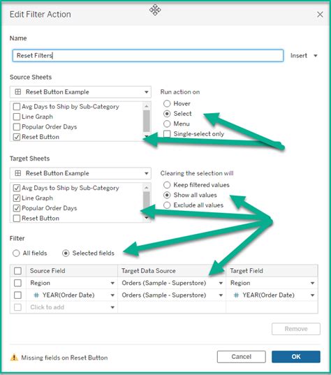 Image result for Reset Filter UI