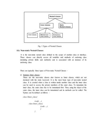 Toradh íomhá ar Static and Non Static Inner Classes Differences in Java