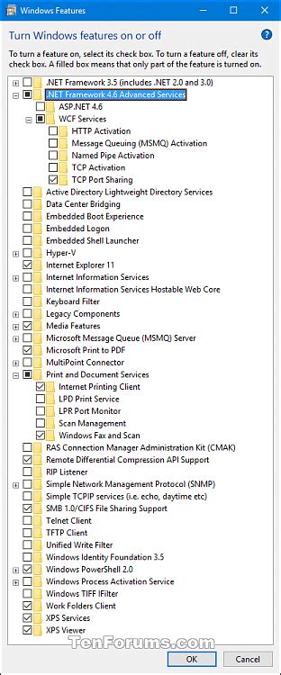 Image result for Type Turn Windows Feature On or Off