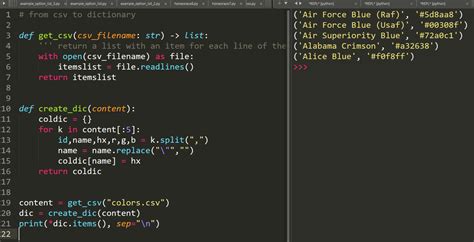 Toradh íomhá ar Python Create Dict From CSV